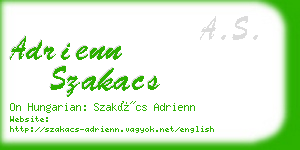 adrienn szakacs business card